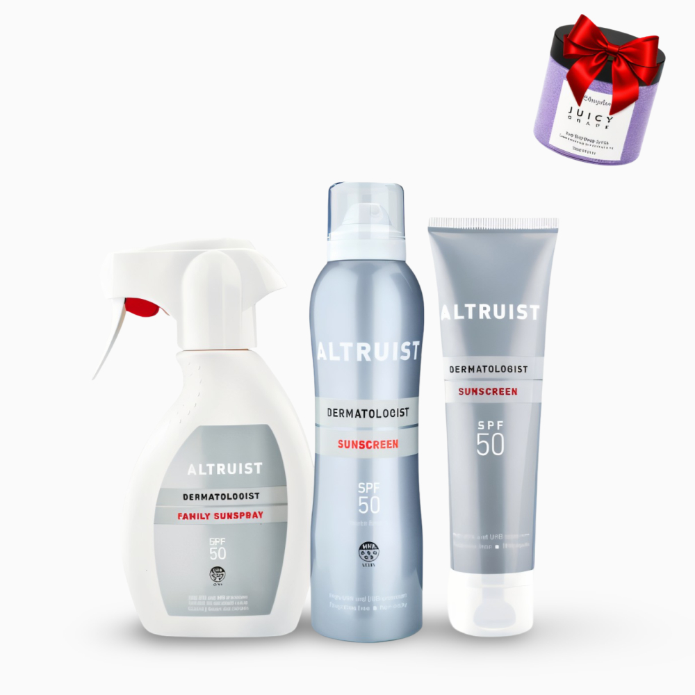 Set pentru plajă toată familia + Cadou Ecstasy Body Scrub Juicy Grape 