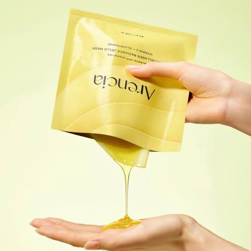 Mască din hidrogel iluminantă cu glutation și vitamina C