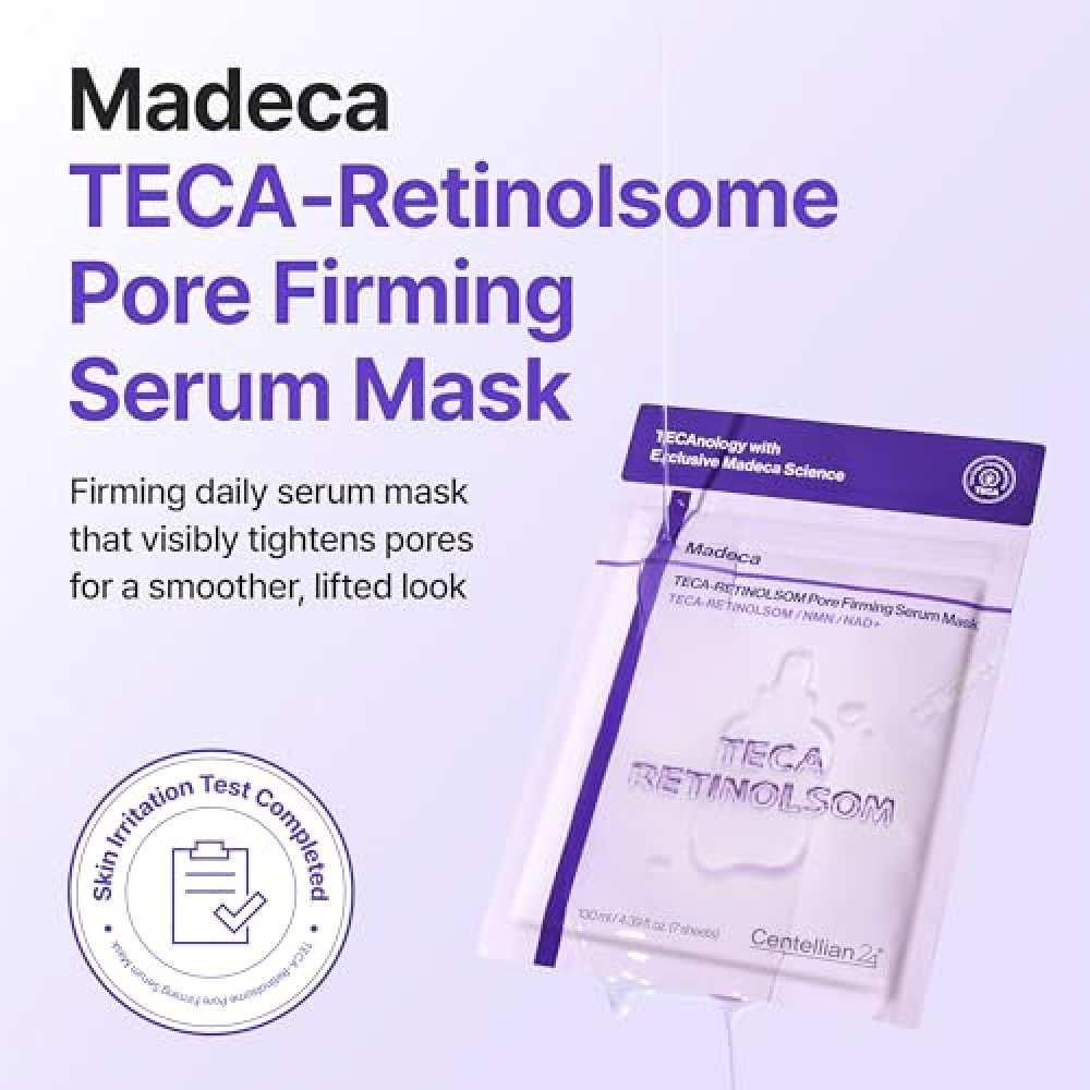 Mască din țesătură cu retinol pentru fermitate și efect anti-aging