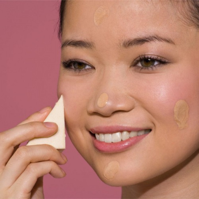 Burete sponge pentru aplicare make-up fara latex (8 buc.)