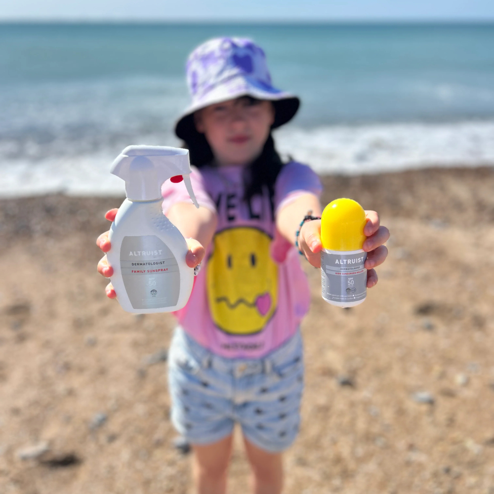 Protecție solară SPF50 pentru copii cu aplicare ușoară tip roller