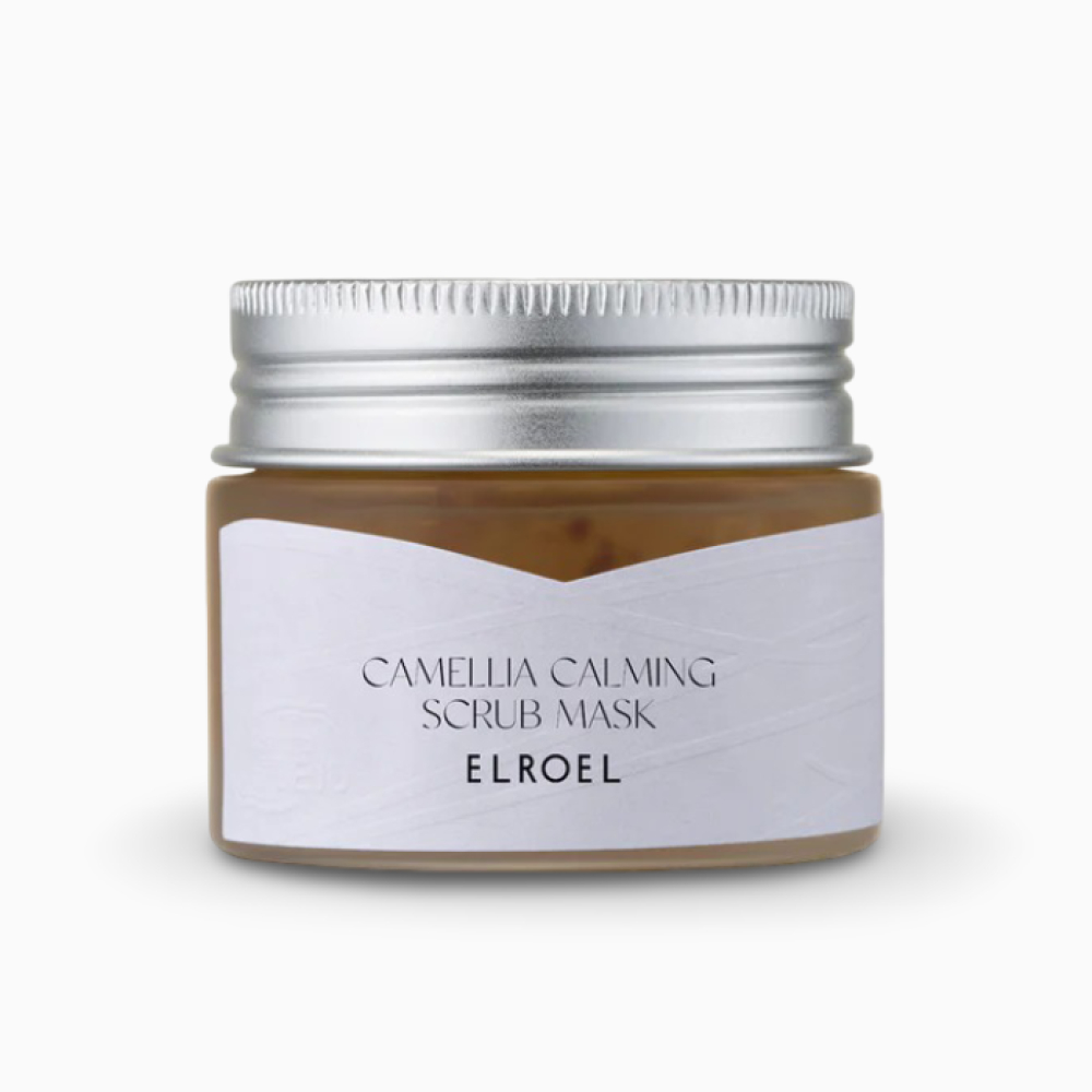 Scrub gelatinos cu petale de camellia