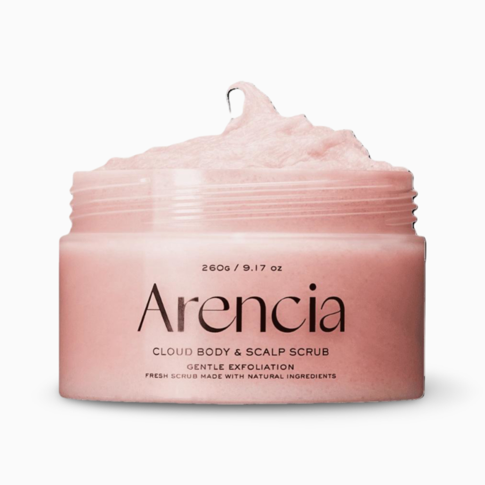 Scrub exfoliant 2-în-1 pentru corp și scalp, cu efect detoxifiant și revitalizant