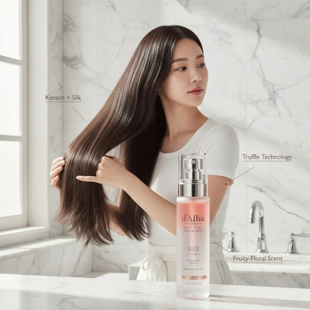Восстанавливающая сыворотка-парфюм для волос с белыми трюфелями