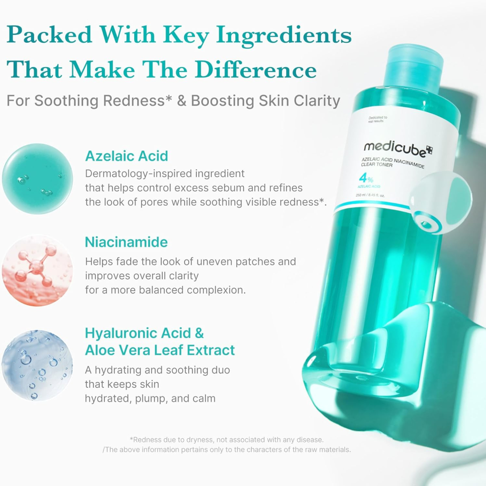 Тонер с азелаиновой кислотой 4% и ниацинамидом 2%