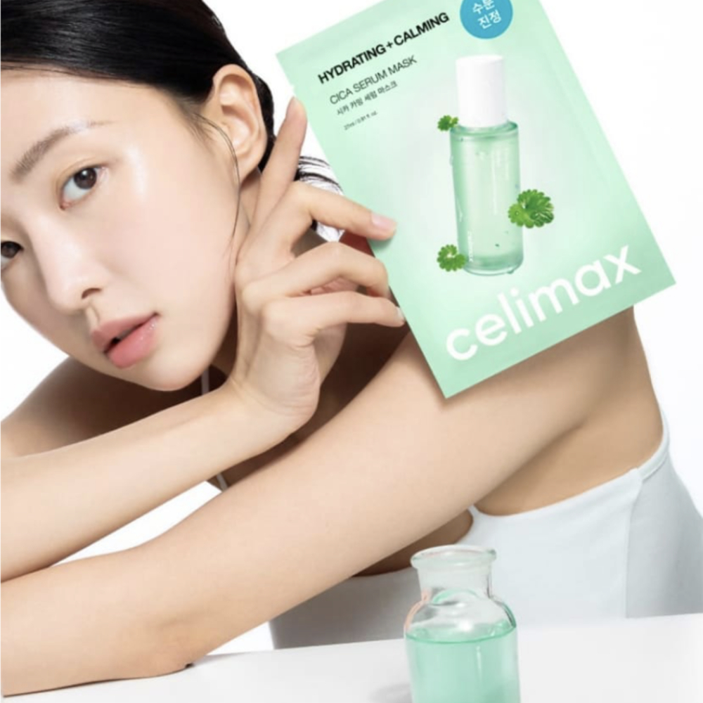 Mască calmantă din țesatură pentru față