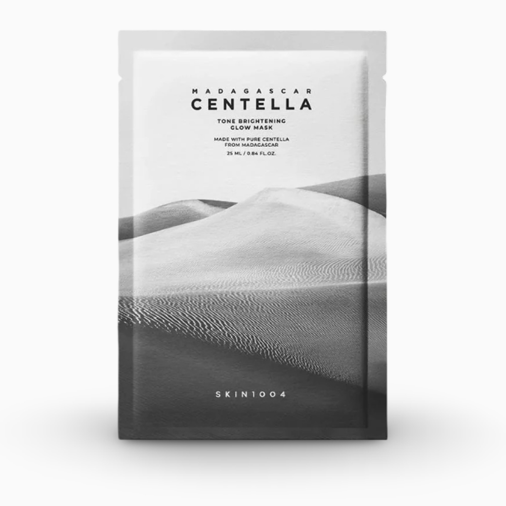 Mască din țesătură iluminantă cu Centella Asiatica