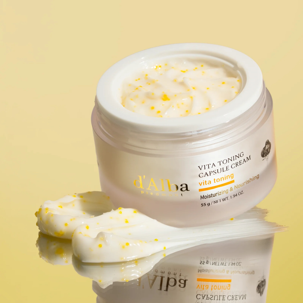 Cremă iluminatoare și tonifiantă cu micro-capsule