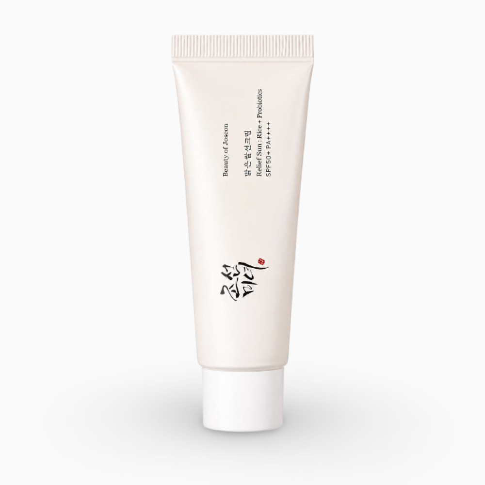 Protecție solară hidratantă cu extract de orez și probiotice SPF50+