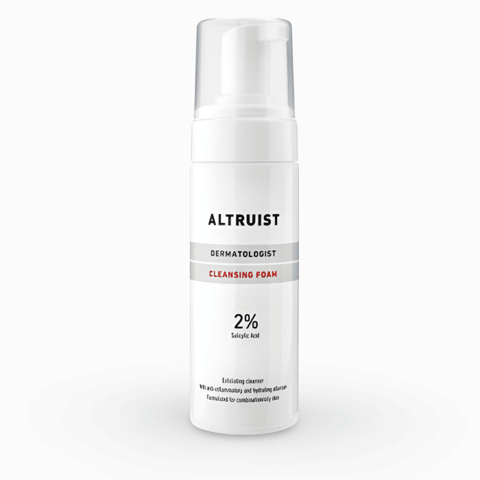 Spuma de curatare cu 2% acid salicilic