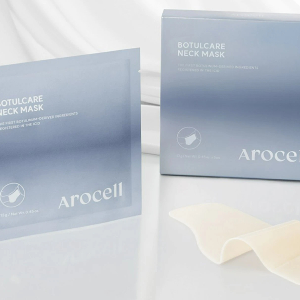 Mască din hidrogel pentru zona gâtului cu efect lifting