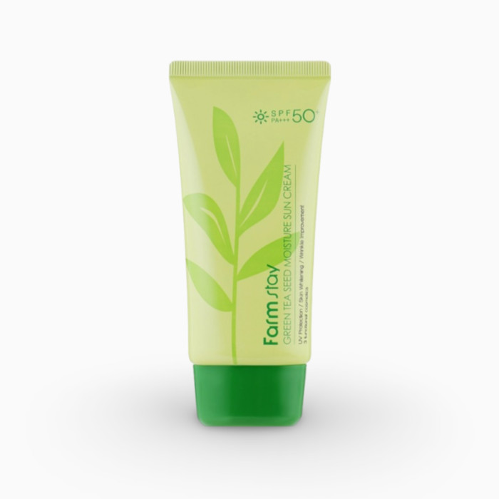 Protectie solara cu extract de seminte de ceai verde SPF50+