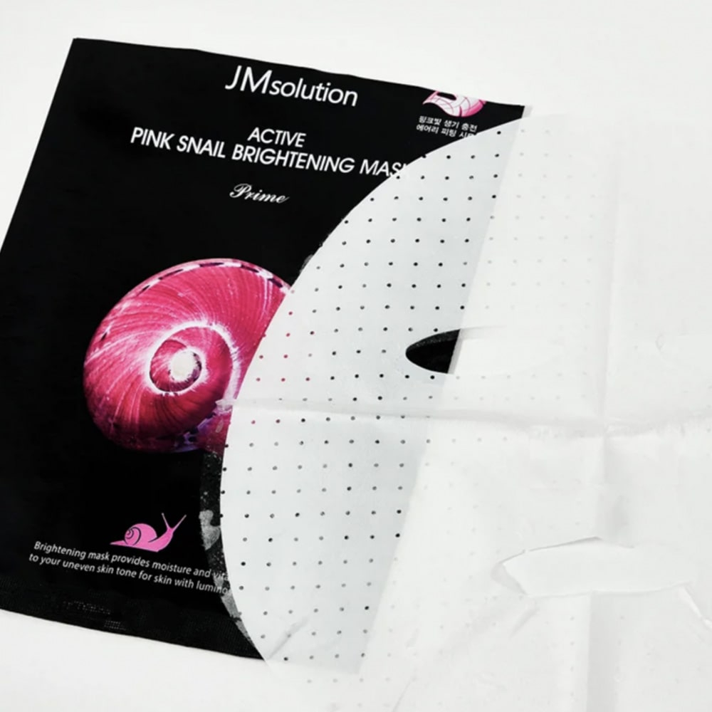 Mască din țesătură cu mucină de melc