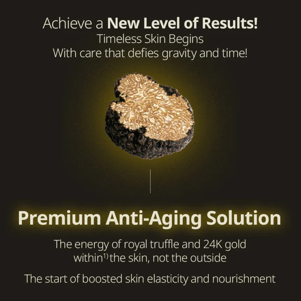 Ser concentrat cu trufe negre pentru regenerare și fermitate