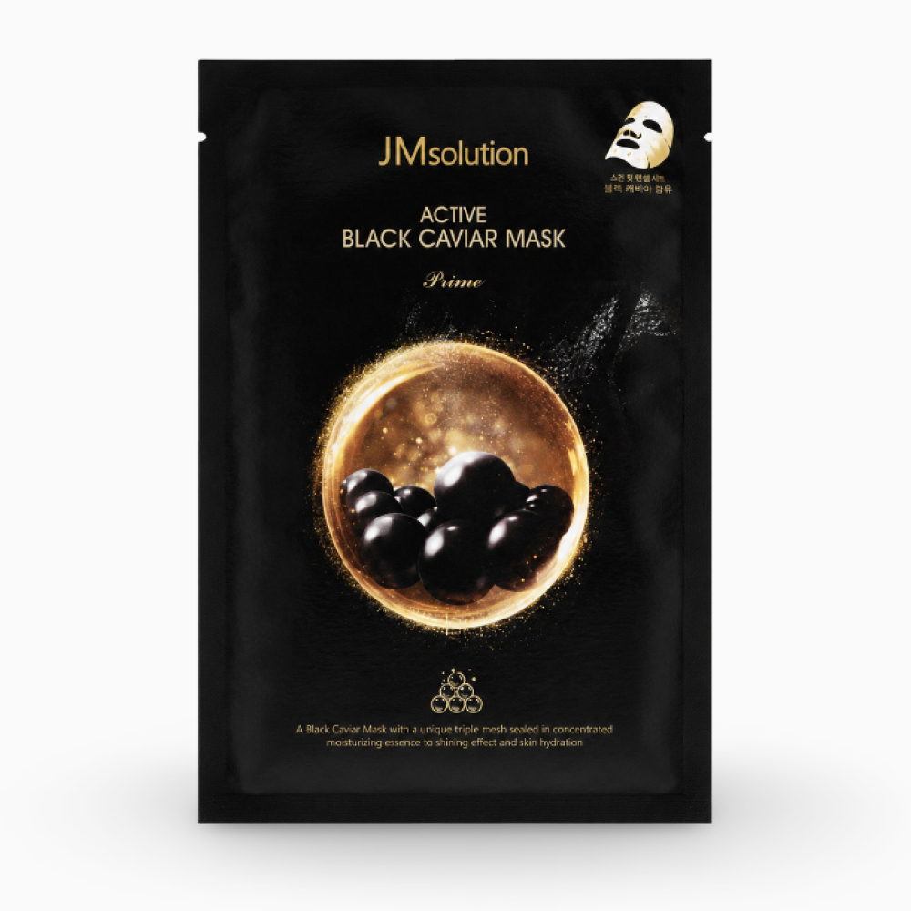 Mască din țesătură cu extract de caviar negru