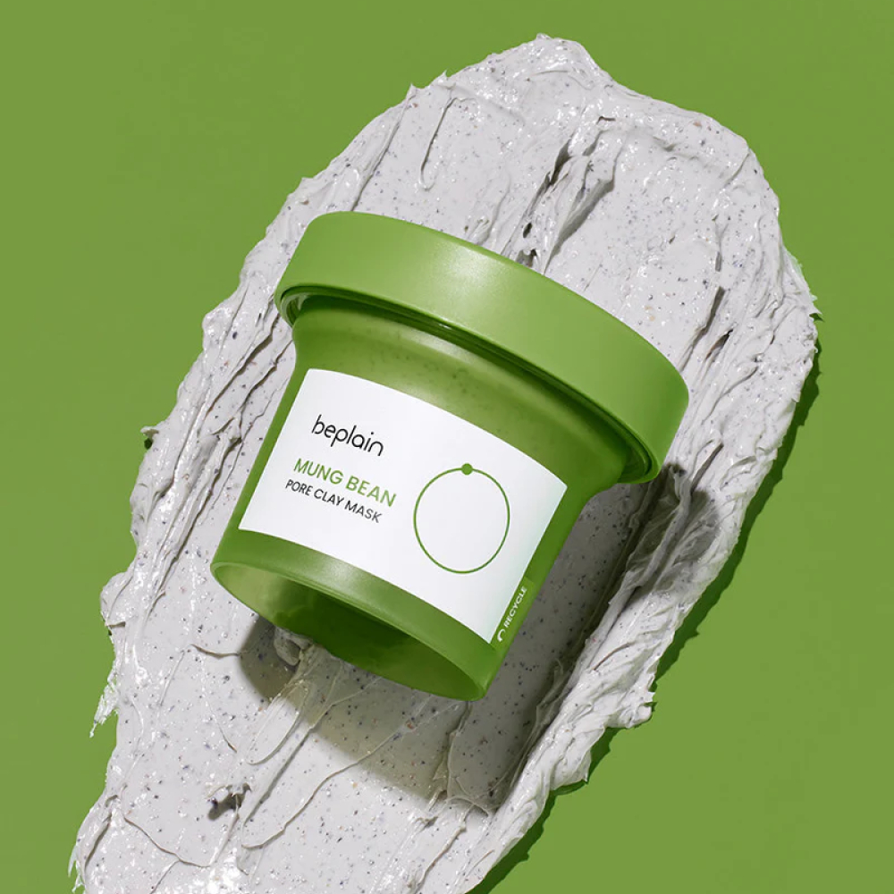 Mască purifiantă pentru pori cu mung bean și argilă naturală
