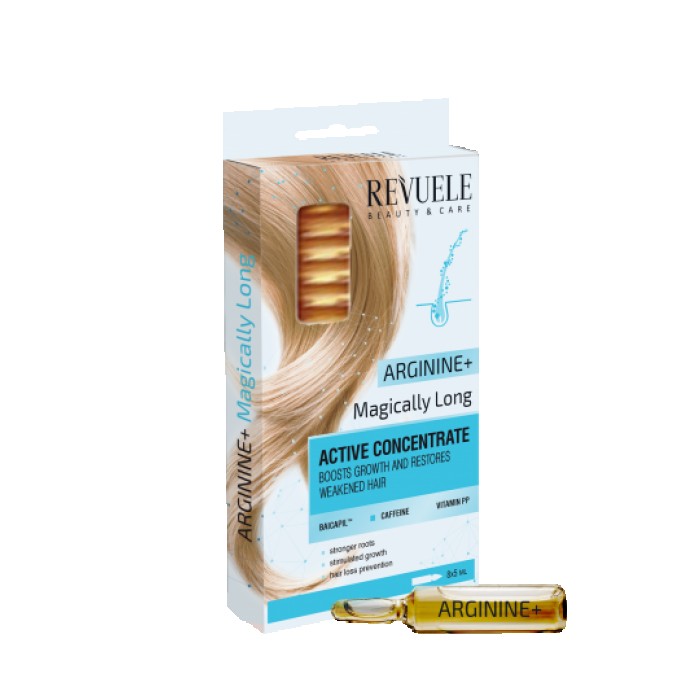 Ампулы лечебные для стимуляции роста волос с агинином 8*5 мл