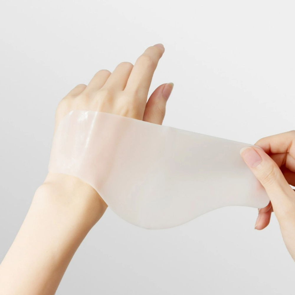 Mască din hidrogel pentru zona gâtului cu efect lifting