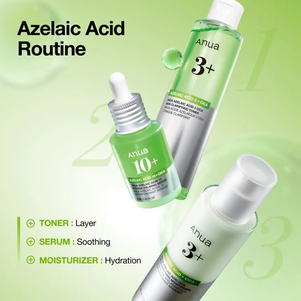 Loțiune-cremă hidratantă cu Acid Azelaic 3%