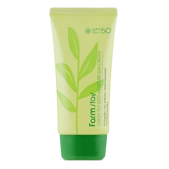 Protectie solara cu extract de seminte de ceai verde SPF50+