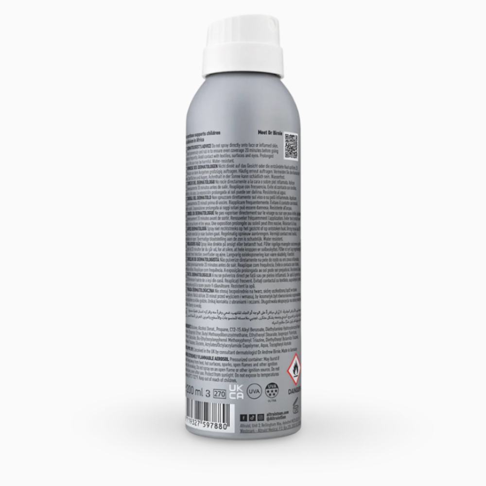 Солнцезащитный спрей с SPF50