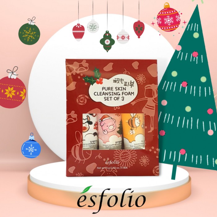 Set cadou 3 x 75 g spume de curatare