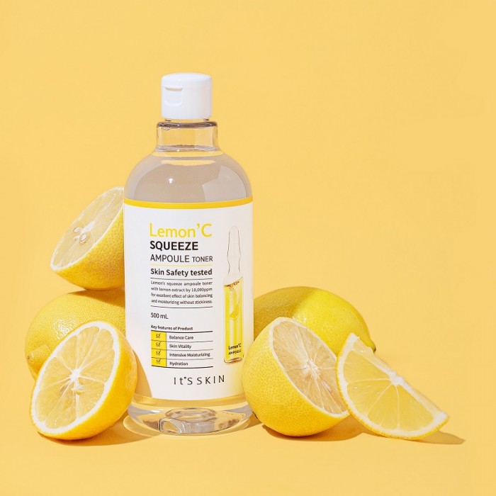 Тонер для лица с экстрактом лимона