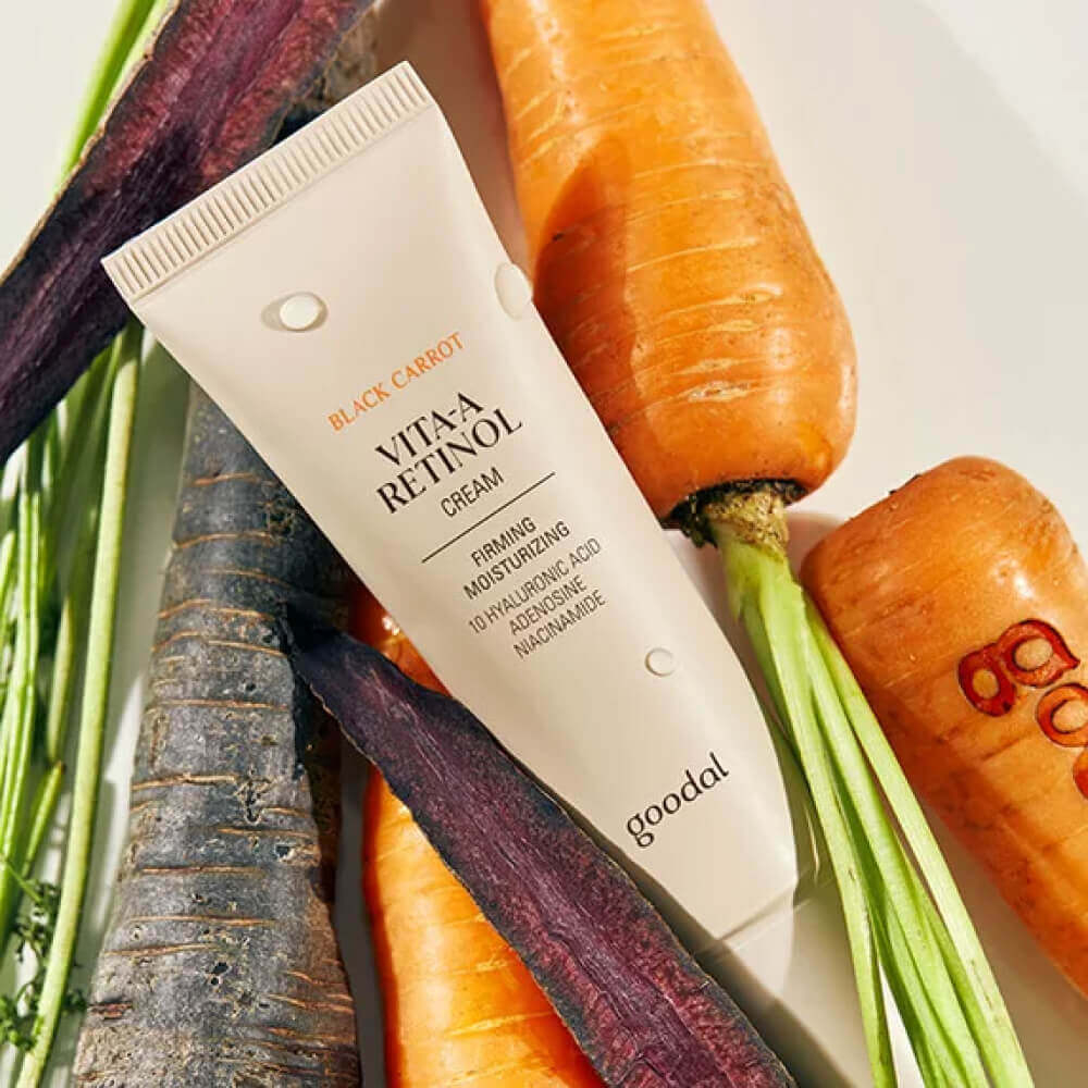 Cremă anti-rid cu retinol și morcov negru