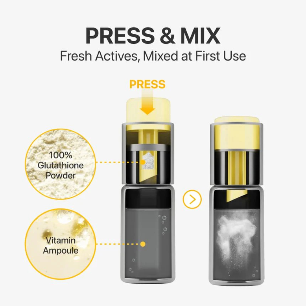 Концентрированная осветляющая ампула с глутатионом и транексамовой кислотой