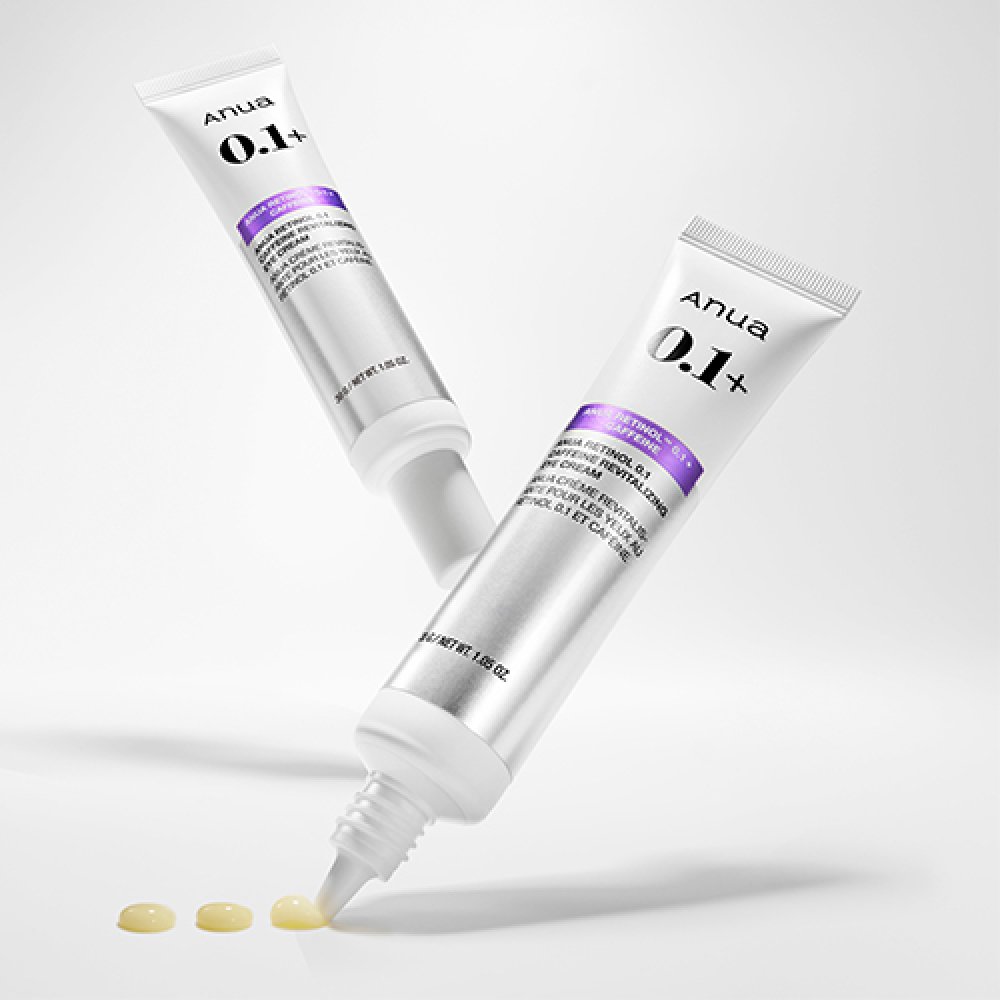 Cremă revitalizantă pentru conturul ochilor cu retinol și cafeină