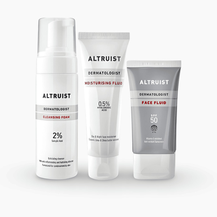 Set pentru ten combinat, gras si acneic