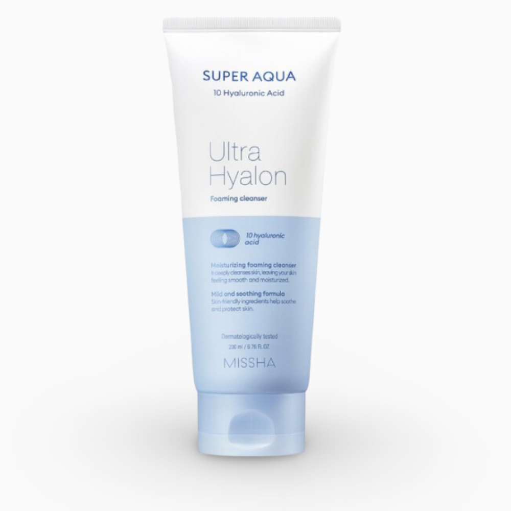 Spuma pentru curatarea tenului cu acid hialuronic