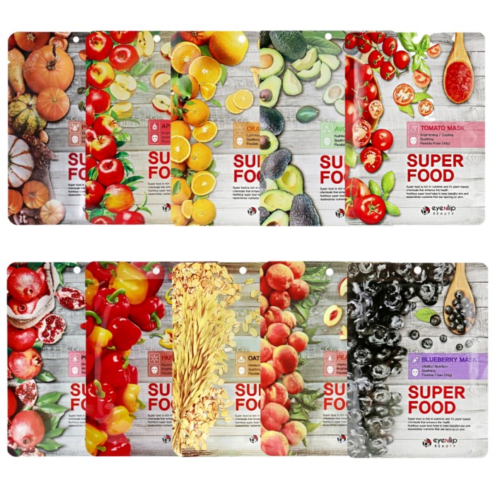 Set din 10 masti din tesatura pentru fata