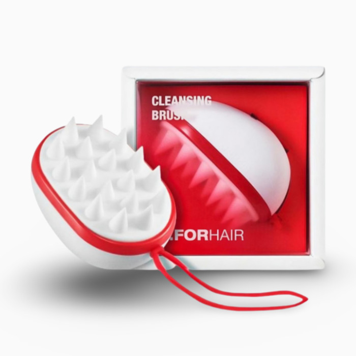 Водостойкая силиконовая массажная щетка для кожи головы