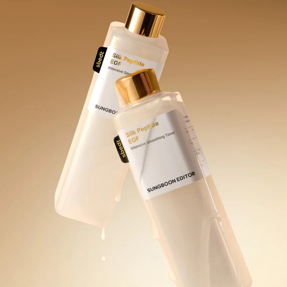 Toner hidratant cu peptide de mătase și EGF