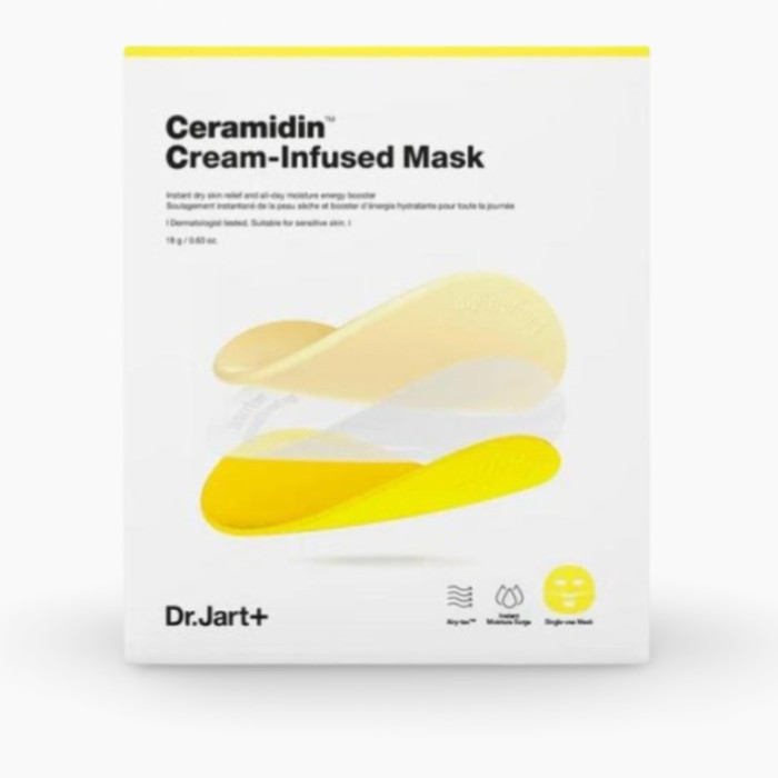 Masca cu crema din tesatura pentru fata cu ceramide