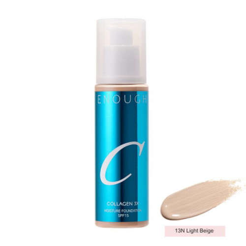 Fond de ten hidratant cu SPF15 si triplu complex de colagen №13N