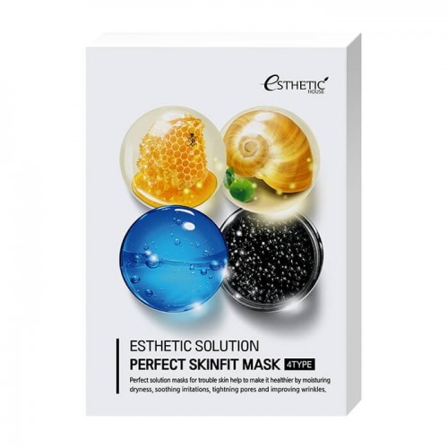 Набор из 4 разных масок для кожи