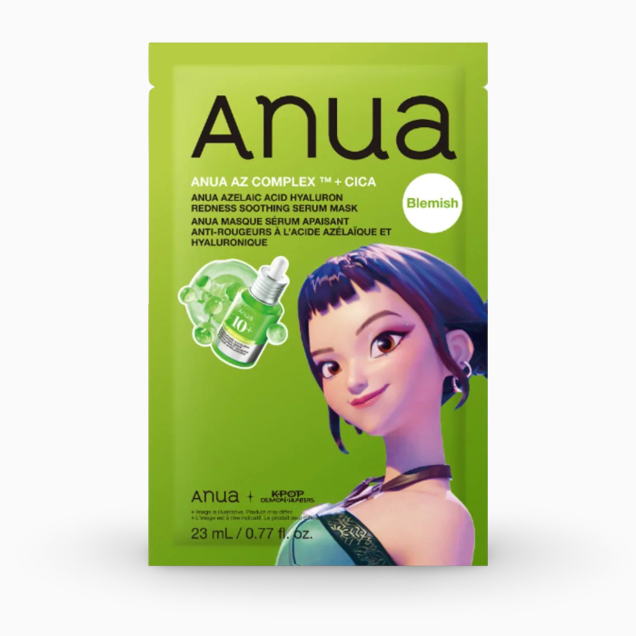 Mască din țesătură calmantă cu acid azelaic
