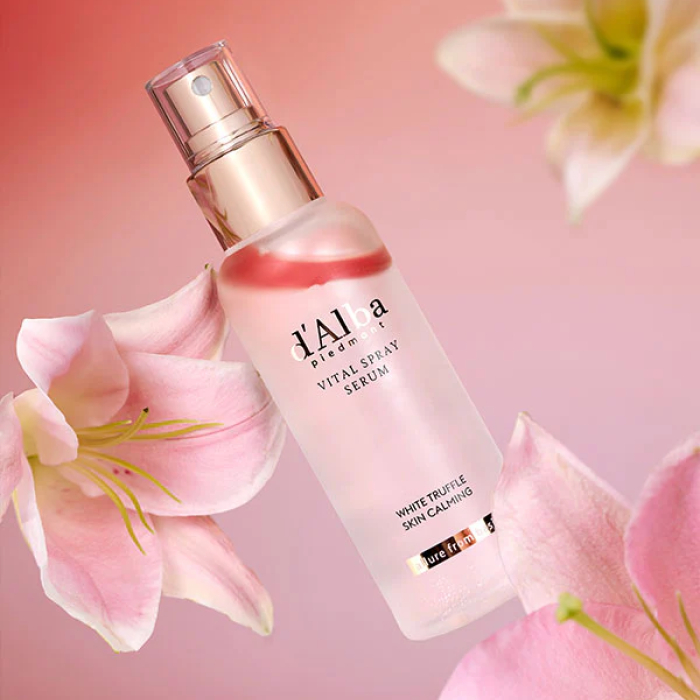 Serum spray calmant cu extract de trufe albe
