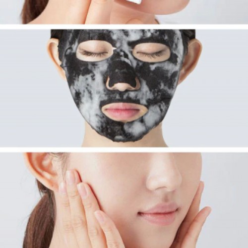 Masca din tesatura pentru fata cu carbune