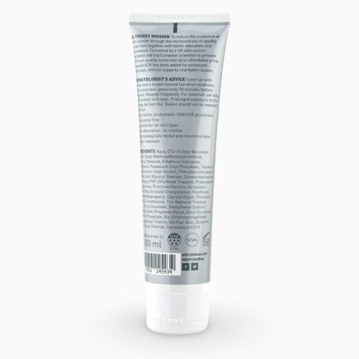 Солнцезащитный крем SPF50 гипоаллергенный 100 мл