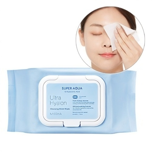 Влажные салфетки для очистки кожи с гиалуроновой кислотой