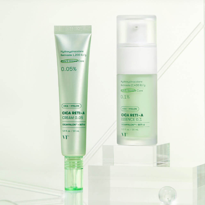 Esență concentrată cu retinoizi și Centella Asiatică