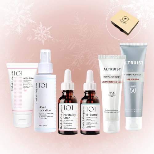 Set pentru ingrijirea tenului gras sau acneic