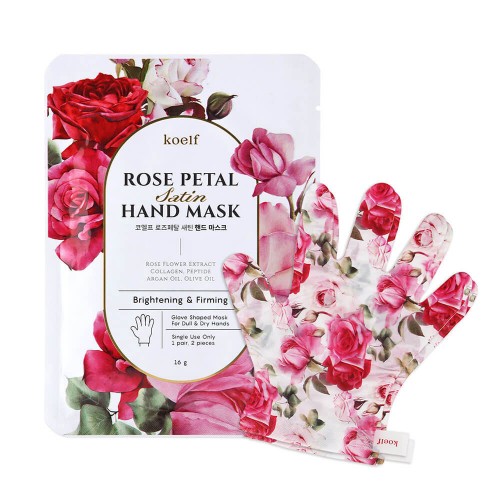 Маска-перчатки для рук с экстрактом розы