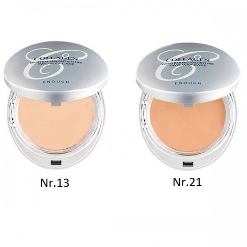 Пудра для светлой кожи с SPF30 и коллагеном №21