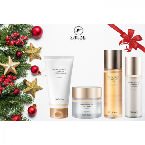 Set cadou cu aur și collagen