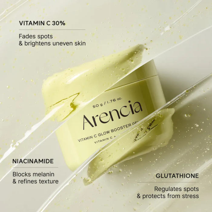 Cremă-gel iluminantă cu Vitamina C și Glutation