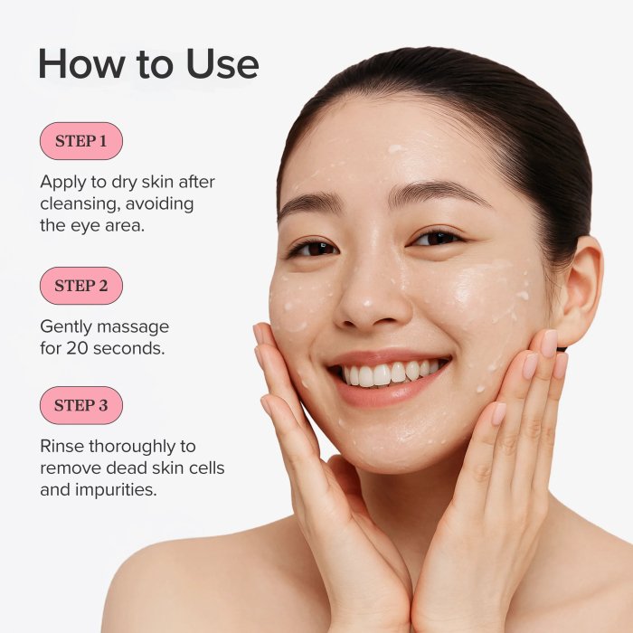Peeling gel cu extract de caise